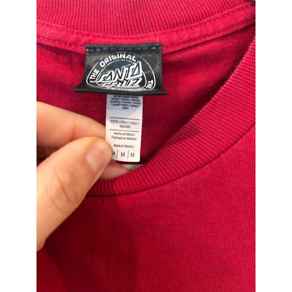 Santa Cruz Skateboards Red T-shirt Size Medium - Picture 3 of 3
